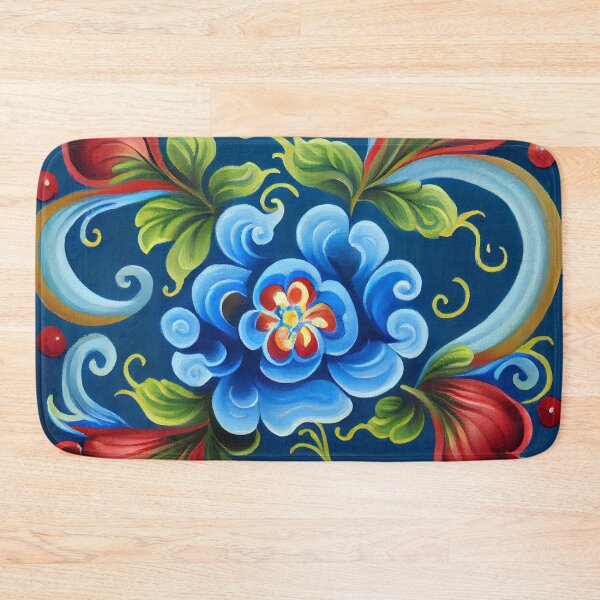 Item preview, Norwegian Rosemaling-Oil On Canvas #18 designed and sold by Gypsykiss.