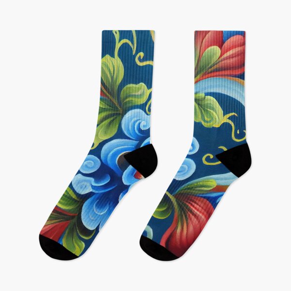 Item preview, Norwegian Rosemaling-Oil On Canvas #18 designed and sold by Gypsykiss.