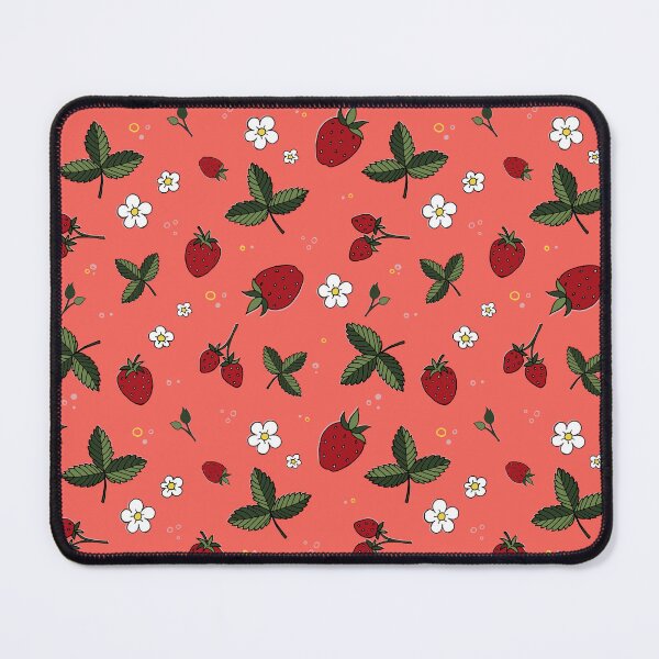 Item preview, Red Strawberry Fruit, Strawberry Flowers and Leaves designed and sold by silviaol.