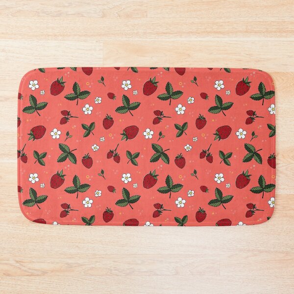 Item preview, Red Strawberry Fruit, Strawberry Flowers and Leaves  designed and sold by silviaol.