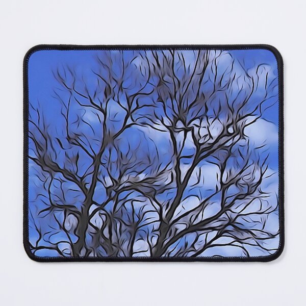 Item preview, Bare Tree Blue Cloud Sky Pattern designed and sold by Annalucia.