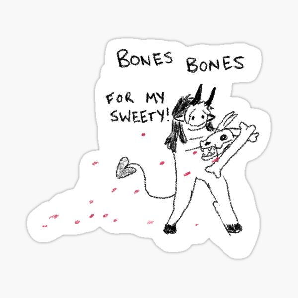 Bones Bones! Sticker