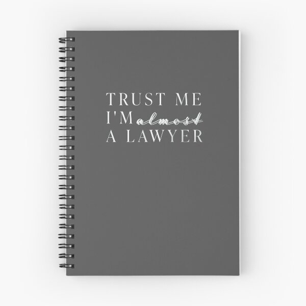 Item preview, Trust me, I'm almost a lawyer (dark backgrounds) designed and sold by SilcrowDesign.