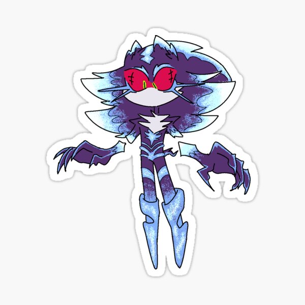 Mephiles The Dark Sonic 06 Sticker - Mephiles The Dark Sonic 06