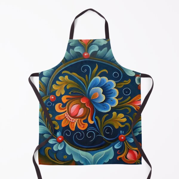 Item preview, Norwegian Rosemaling-Oil On Canvas #21 designed and sold by Gypsykiss.