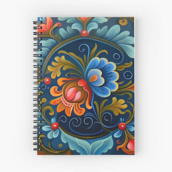 Item preview, Norwegian Rosemaling-Oil On Canvas #21 designed and sold by Gypsykiss.