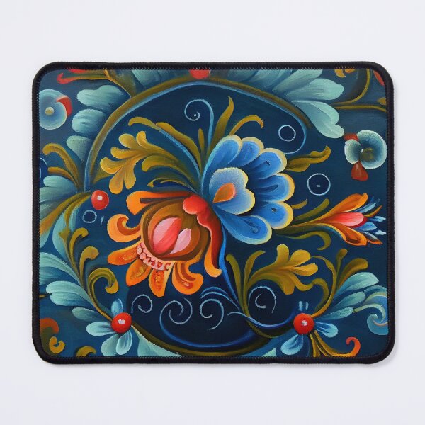 Item preview, Norwegian Rosemaling-Oil On Canvas #21 designed and sold by Gypsykiss.