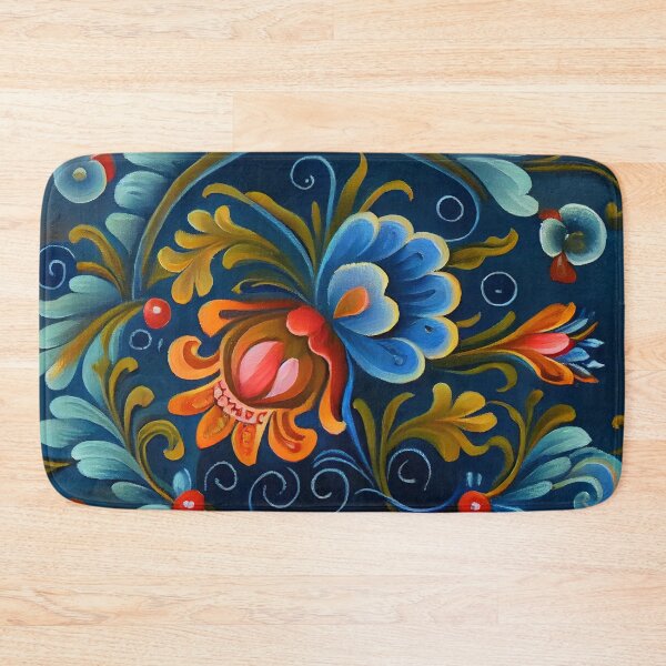 Item preview, Norwegian Rosemaling-Oil On Canvas #21 designed and sold by Gypsykiss.