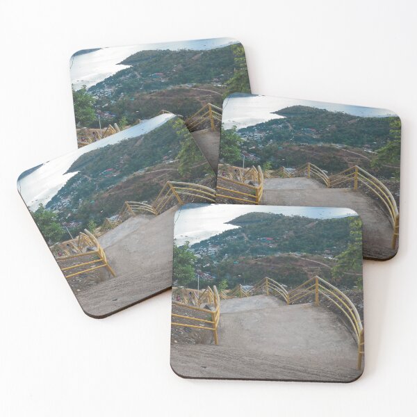 Item preview, A View from the Top after Hundreds of Steps (large canvas) designed and sold by Bernsberry Illustrations.