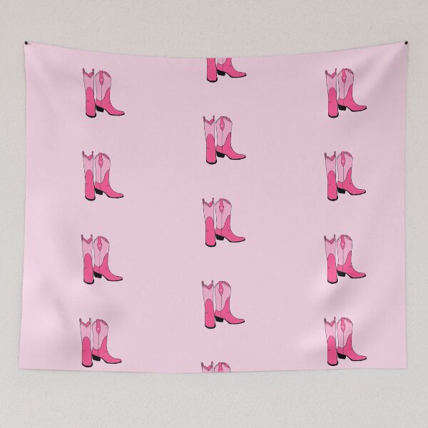 Item preview, Pink Love Heart Cowgirl Boots designed and sold by brookiecookie37.
