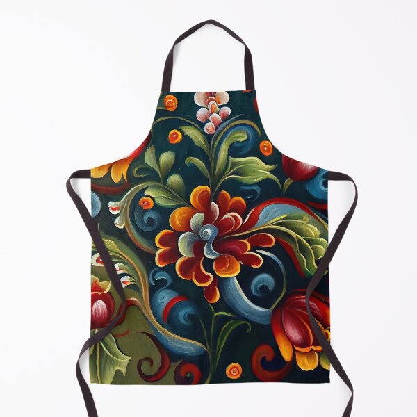 Item preview, Norwegian Rosemaling-Oil On Canvas #22 designed and sold by Gypsykiss.