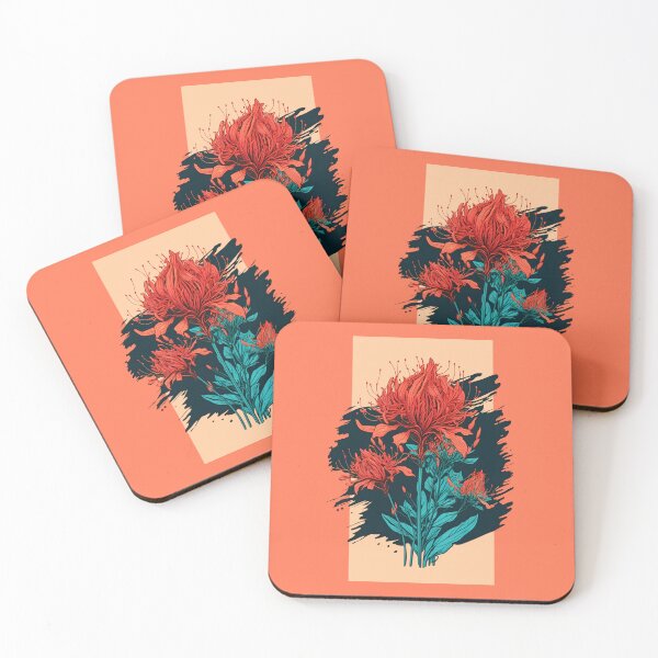 Item preview, Red Blooming Lycoris Flower designed and sold by YzHmDesign.