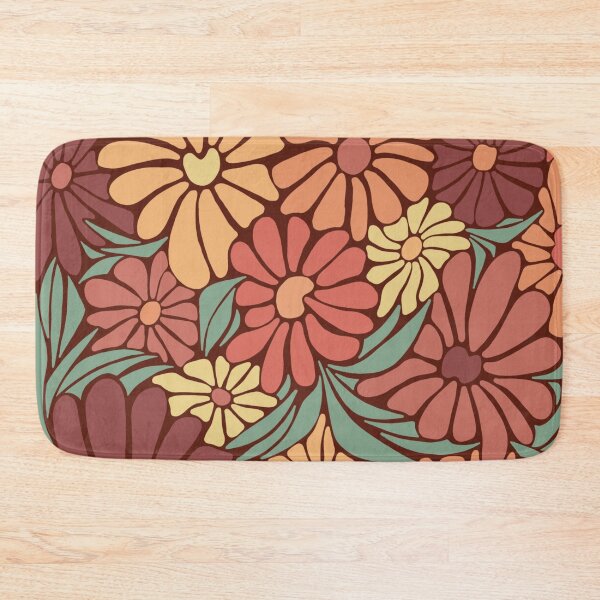 Item preview, Retro Zinnia Flowers designed and sold by BumbleB-Design.
