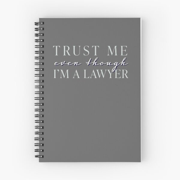 Item preview, Trust me, (even though)  I'm a lawyer (dark background) designed and sold by SilcrowDesign.