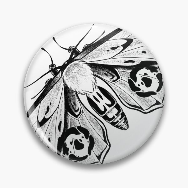 Item preview, Blackwork Moth designed and sold by Bruno Caetano.