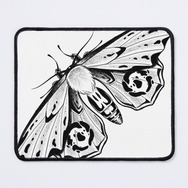 Item preview, Blackwork Moth designed and sold by Bruno Caetano.