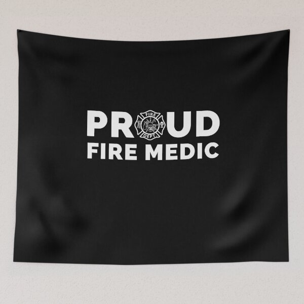 Item preview, Fire Medic Proud Firefighter Paramedic Funny EMT EMS Student Gifts designed and sold by PrintOfi.