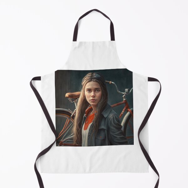 Item preview, beautiful bike girl designed and sold by Johnallthings.