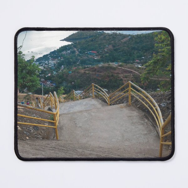 Item preview, A View from the Top after Hundreds of Steps (large canvas) designed and sold by Bernsberry Illustrations.
