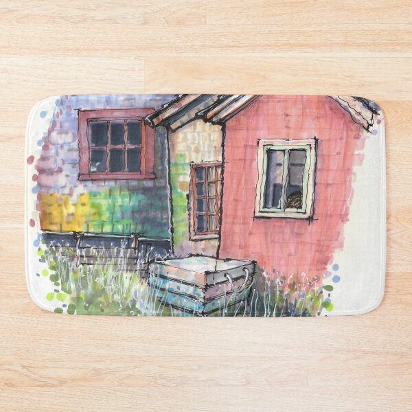 Item preview, Fishing Shacks at Hunt Point South Shore Nova Scotia designed and sold by Gregg Brown.