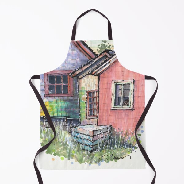 Item preview, Fishing Shacks at Hunt Point South Shore Nova Scotia designed and sold by Gregg Brown.