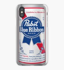 Pabst Blue Ribbon Can iPhone Case