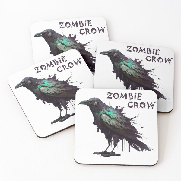 Item preview, The Reanimated Raven: An Intriguing Zombie Crow Design designed and sold by 3D-Elegance-Art.