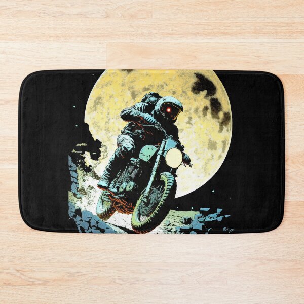 Item preview, Astronaut Riding Motorcycle-Exploring The Moon designed and sold by FridPix.