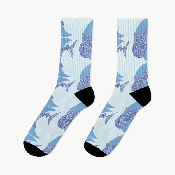 Item preview, Whale Shark Crescent Moon - Blue designed and sold by bellamousse design co.