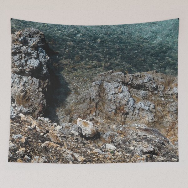 Item preview, Rocky Beach I (large canvas) designed and sold by Bernsberry Illustrations.