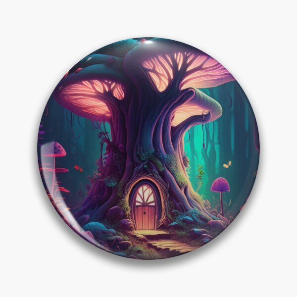 Item preview, Magical Enchanted Forest Art Print Fantasy Landscape designed and sold by marcomonge84.