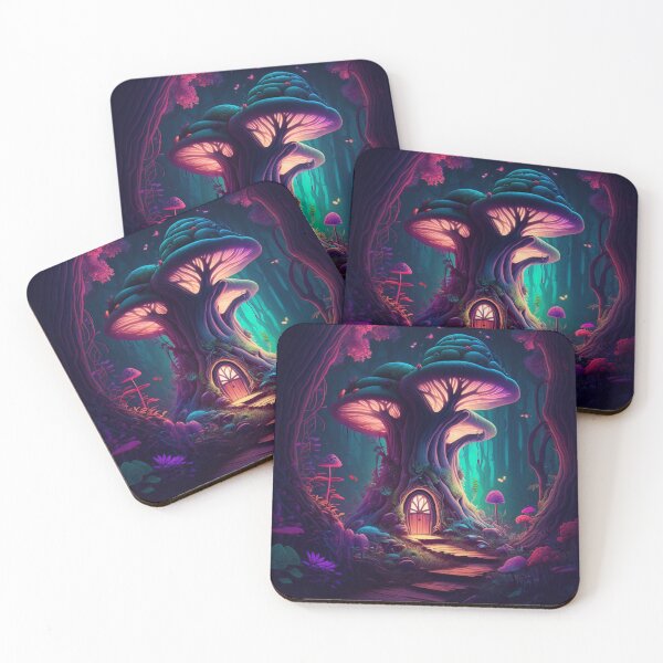 Item preview, Magical Enchanted Forest Art Print Fantasy Landscape designed and sold by marcomonge84.
