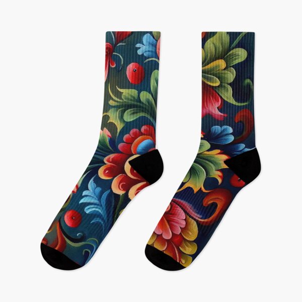 Item preview, Norwegian Rosemaling-Oil On Canvas #23 designed and sold by Gypsykiss.