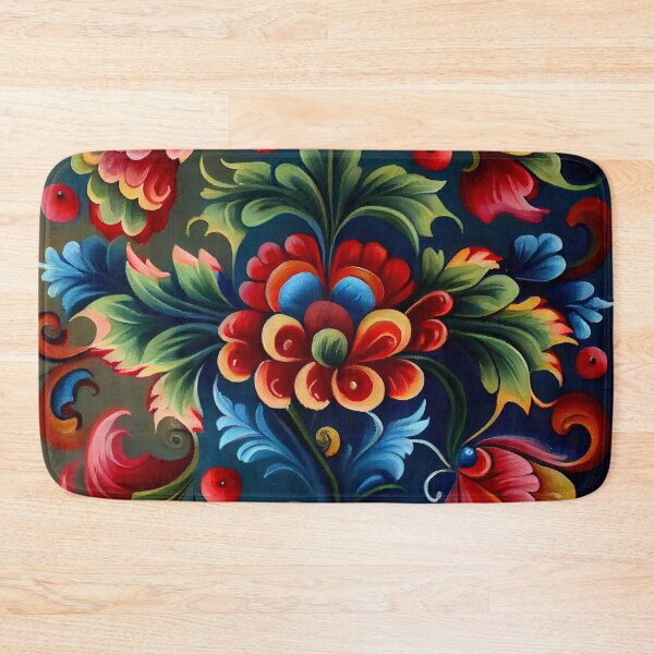 Item preview, Norwegian Rosemaling-Oil On Canvas #23 designed and sold by Gypsykiss.