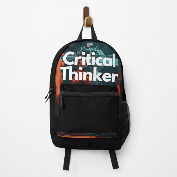 Item preview, Critical Thinker White on Black entrepreneur sci-fi, infrared lighting, Ultra-realistic, highly detailed designed and sold by EmprendeHoy.