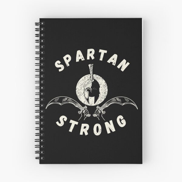 Item preview, Spartan strong design is characterized by a bold graphic of a Spartan warrior, highlighting their strength and fortitude designed and sold by awCurve.