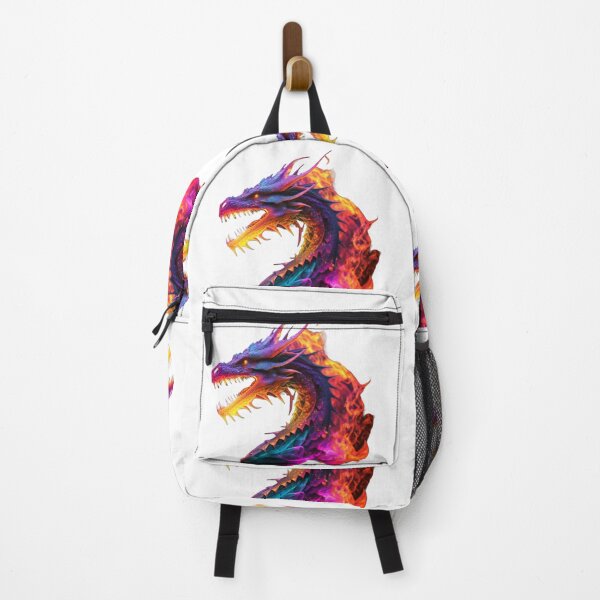 Item preview, Colourful and Wonderful Dragon on Fire designed and sold by GloriousArtSKD.