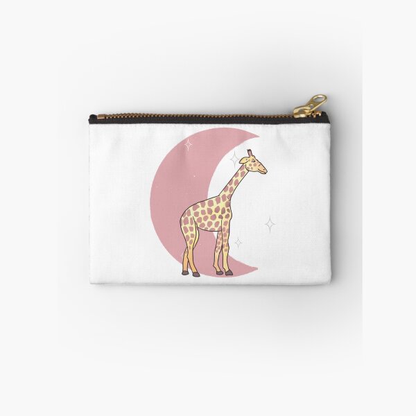 Item preview, Giraffe Crescent Moon - Rose designed and sold by bellamousse design co.