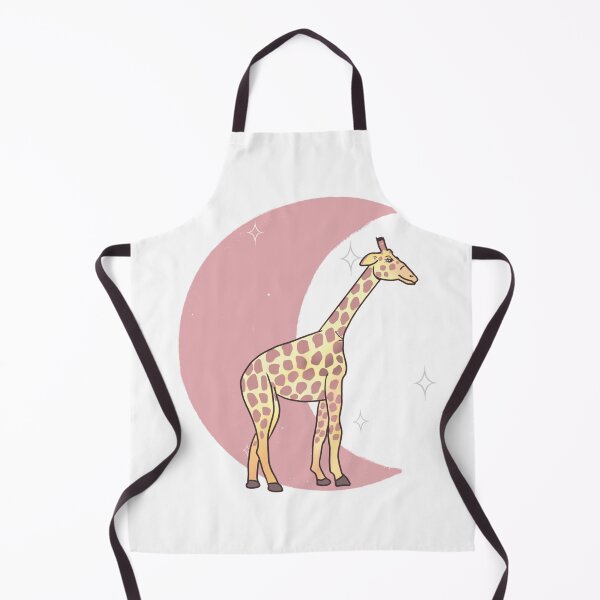 Item preview, Giraffe Crescent Moon - Rose designed and sold by bellamousse design co.
