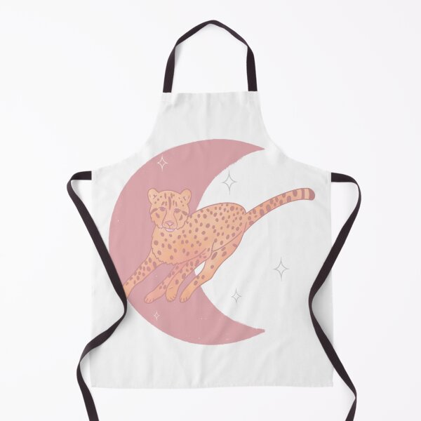 Item preview, Cheetah Crescent Moon - Rose designed and sold by bellamousse design co.