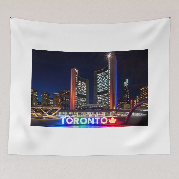 Item preview, Toronto sign, Downtown City Hall, Nathan Phillips Square designed and sold by antonium.