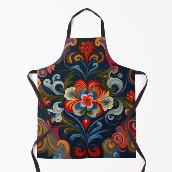 Item preview, Norwegian Rosemaling-Oil On Canvas #26 designed and sold by Gypsykiss.
