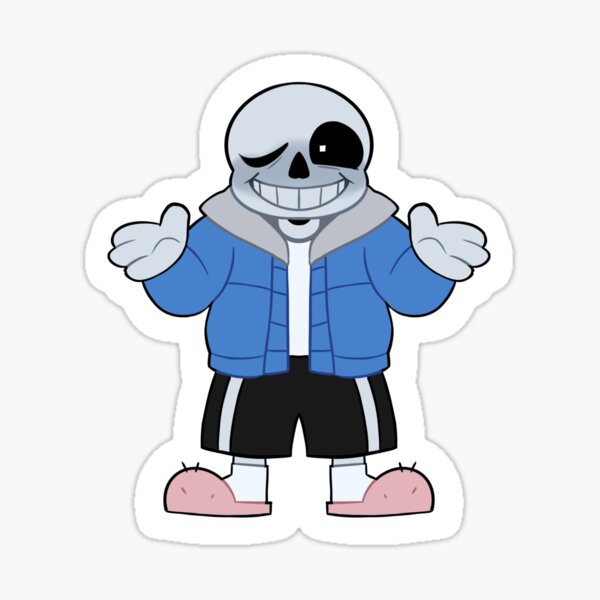 Undertale Sans Sticker for Sale by Constance Cartwright