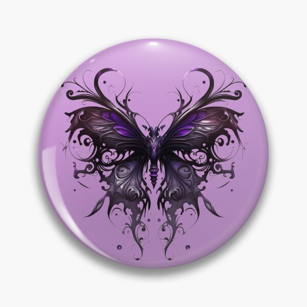 Item preview, Gothic Style Intricate Purple Butterfly  designed and sold by Dragonstrom.