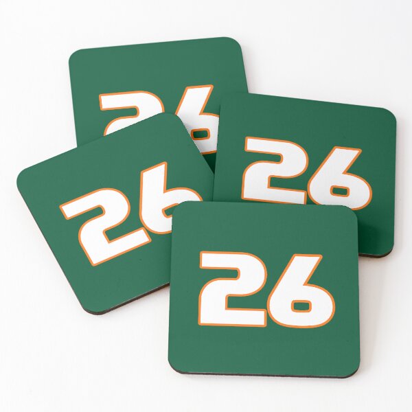 Item preview, 26 Round Number Logo (White) designed and sold by miketex91.