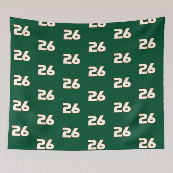 Item preview, 26 Round Number Logo (White) designed and sold by miketex91.