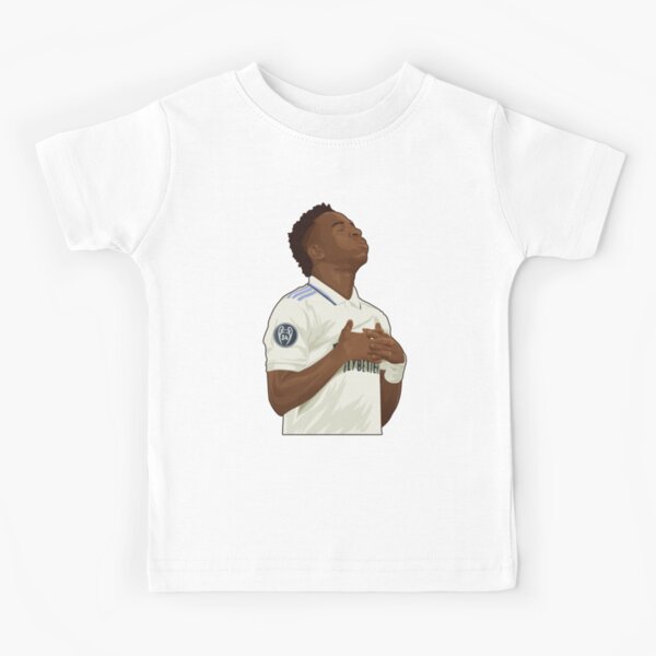 Vinicius JR goal celebration Kids T-Shirt by UnaiCebrino