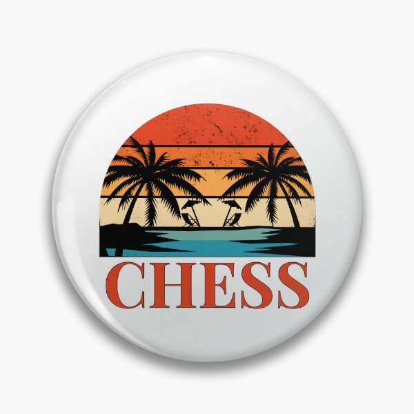 Item preview, Chess Retro Sunset - Board Game Checkmate Beach designed and sold by Digitalme Designs.
