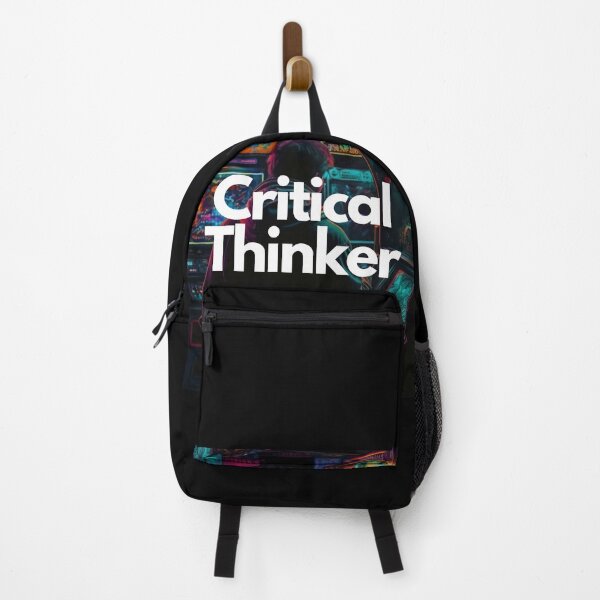 Item preview, Critical Thinker White on Black entrepreneur intricate, Arcade, oil painting, Analog photography designed and sold by EmprendeHoy.