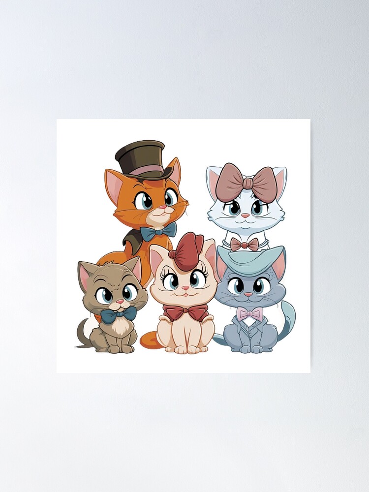 THE ARISTOCATS animation cartoon cat cats family disney wallpaper